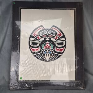 Clarence Wells Eagle Vintage 1980 Haida Art Pacific Northwest Coast First Nation
